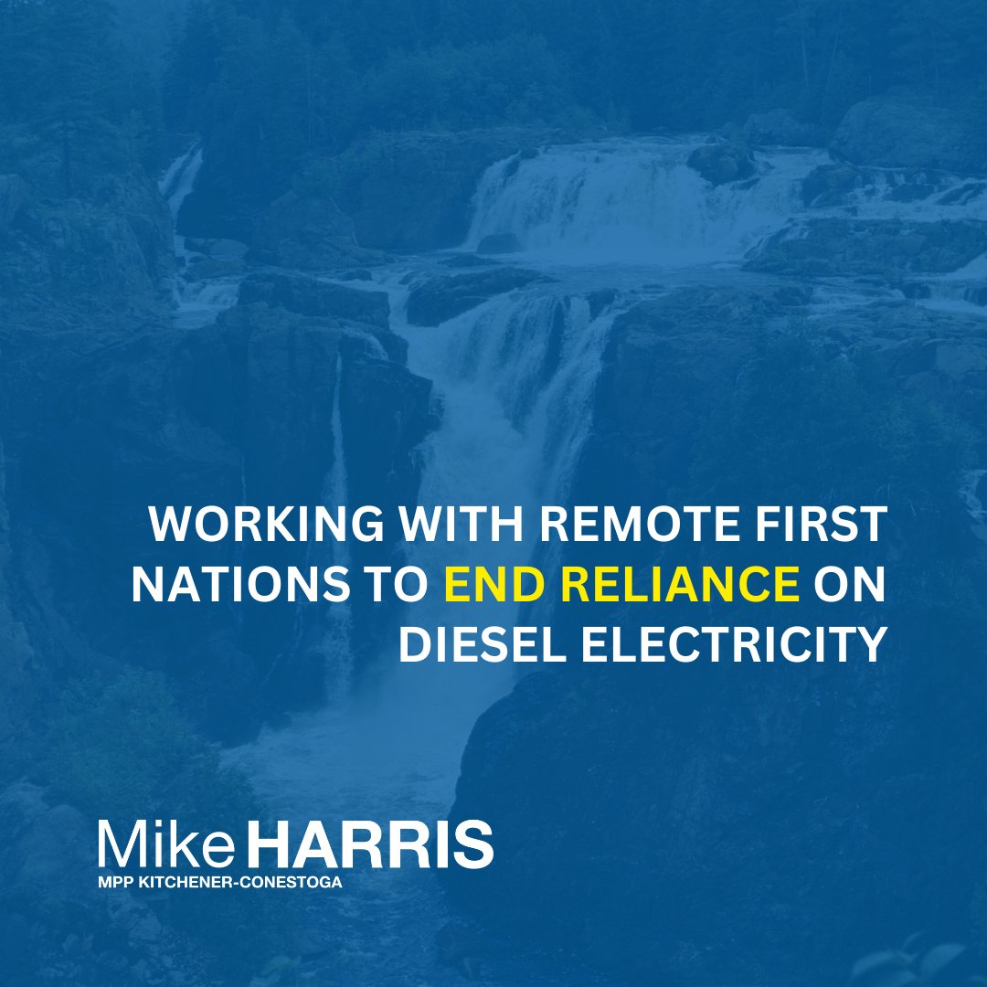 Our government is working with remote First Nations communities to end their reliance on diesel generation for electricity and to power new homes and community infrastructure. Learn More about this important new work: news.ontario.ca/en/release/100…