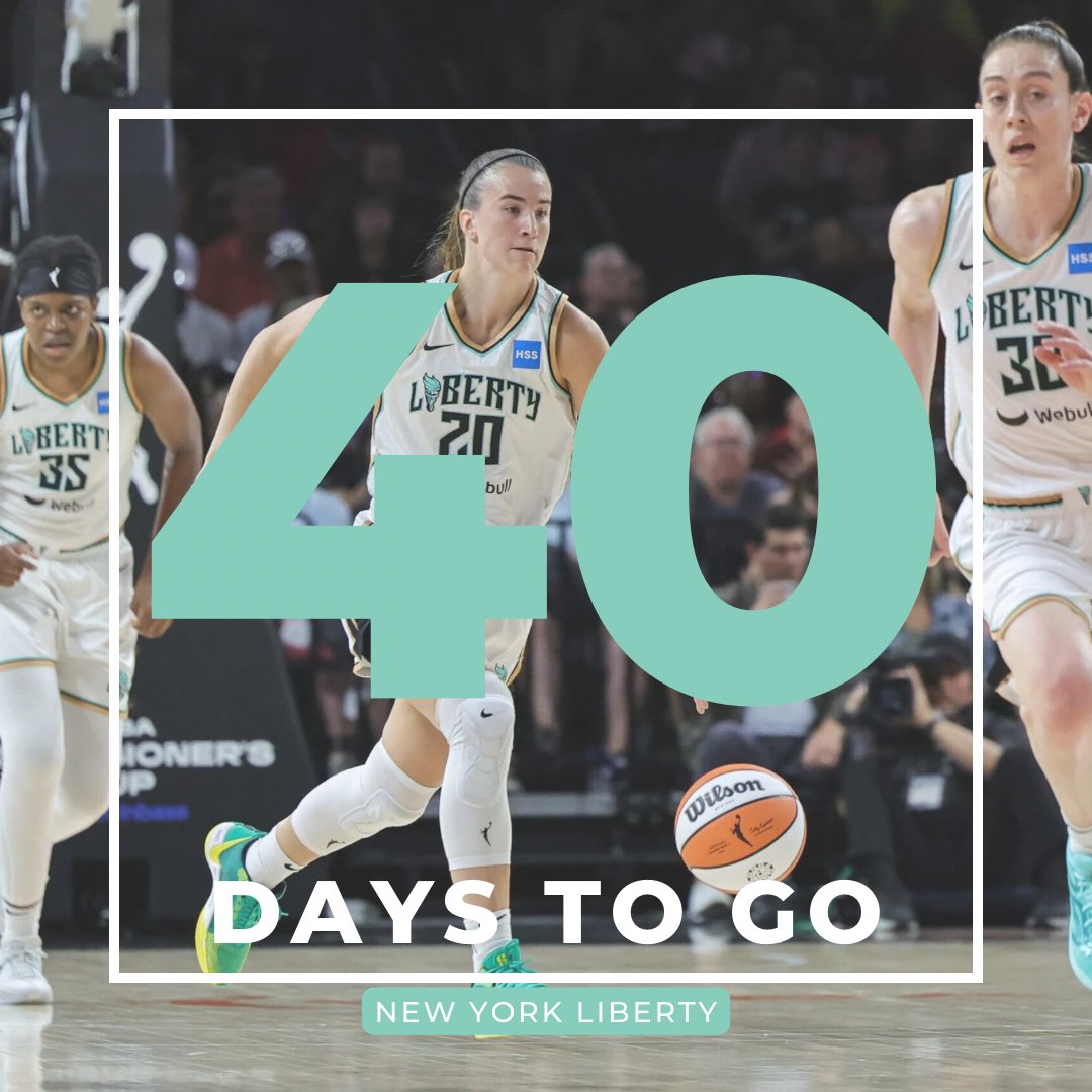 Season opener is 40 days away  #SEAFOAMSZN 🗣️