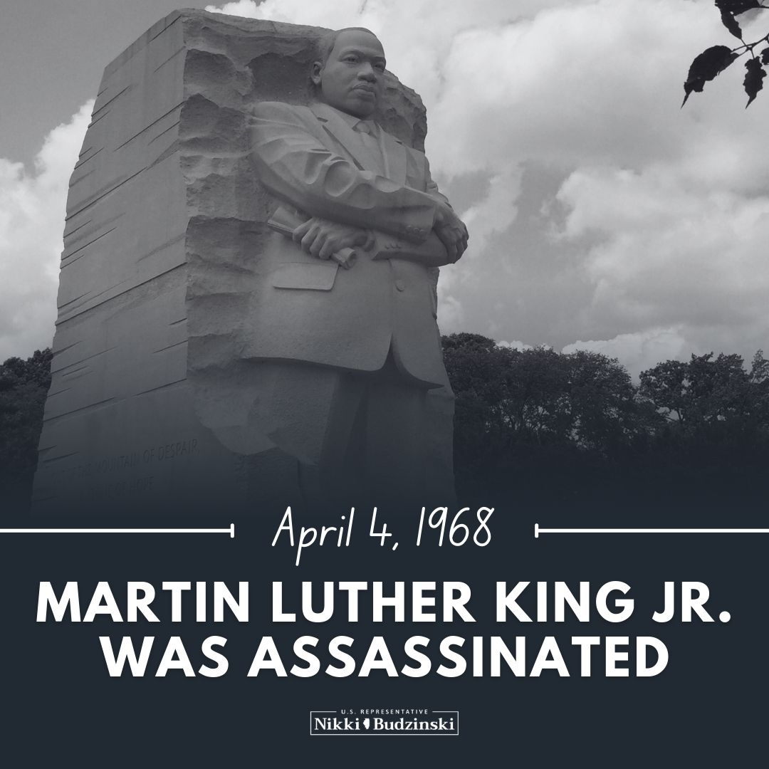 Today we remember Dr. Martin Luther King Jr. and the enduring impact of his legacy. His assassination 56 years ago reminds us of the ongoing struggle for justice, equality and peace. Let's honor his memory by continuing to work towards a better and more inclusive world.