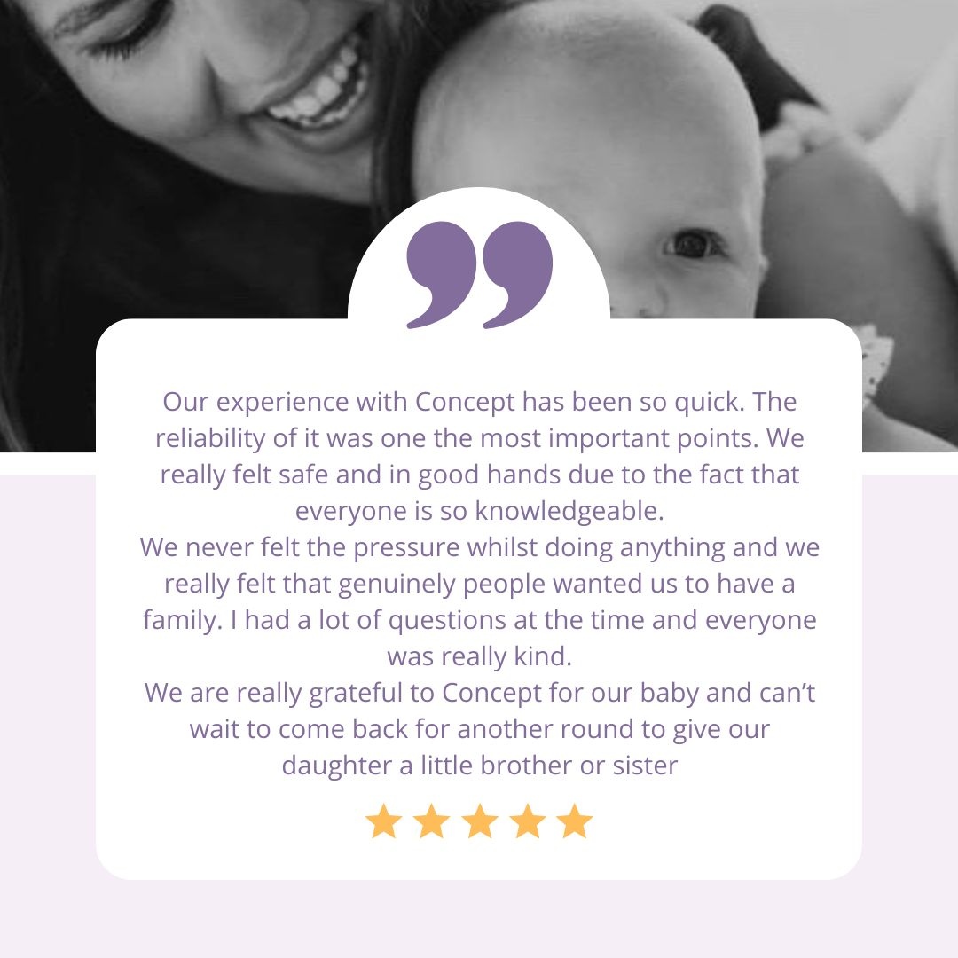 Katherine and Ashley were both involved throughout the whole process, every person is important in the fertility journey. Read their story here - conceptfertility.co.uk/about-us/patie…