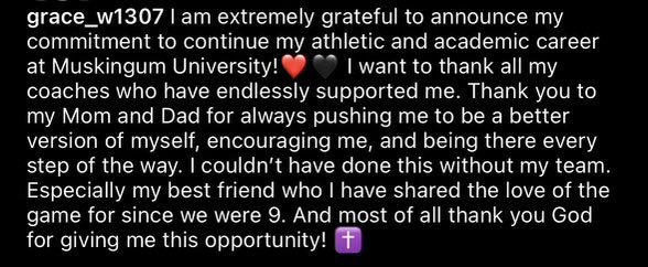 Thunder Elite 18U Premier - Zak (@tep_zak) on Twitter photo ‼️ COMMIT ALERT ‼️ Congratulations to our <a href="/GWhitman2025/">GraceWhitman2025</a> on her commitment to continue her academic and athletic career <a href="/MuskingumUnivSB/">Muskingum Softball</a>!! We are so proud of you!! Way to earn it kid!!
<a href="/TE_FallBall/">TE Fastpitch</a> <a href="/SoftballWatkins/">Watkins Softball</a> #TEPremier ‼️ COMMIT ALERT ‼️ Congratulations to our <a href="/GWhitman2025/">GraceWhitman2025</a> on her commitment to continue her academic and athletic career <a href="/MuskingumUnivSB/">Muskingum Softball</a>!! We are so proud of you!! Way to earn it kid!!
<a href="/TE_FallBall/">TE Fastpitch</a> <a href="/SoftballWatkins/">Watkins Softball</a> #TEPremier