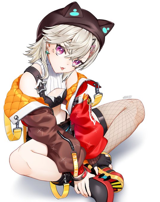 #引き小森画
👅
ジャケットと帽子のオンオフはPixivに投稿しました(https://t.co/qOLbEotivf) 