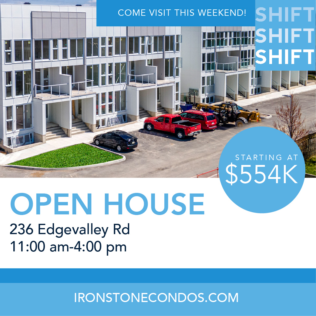 Spring is here, and the best time to buy a home is now! Join us this weekend for our Open House event at Shift Stacked Townhomes, starting from $554,000. #OpenHouse #RealEstate #OpenHouse #LondonOntario #Townhomes #NewHome