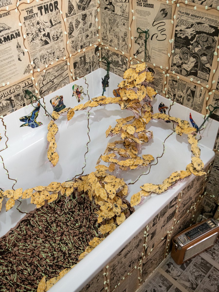 Feast your eyes on Bobby Baker's 'Edible Family in a Mobile Home' in Tate Britain's #WomenInRevolt! show - crafted from biscuits, meringue & cake. 🍰 Don't miss it before it closes on 7 April 2024 ➡️ bit.ly/407aNwc