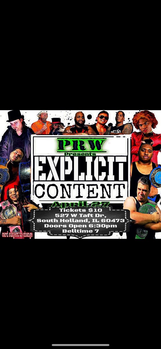 Project Revolution Wrestling tweet media