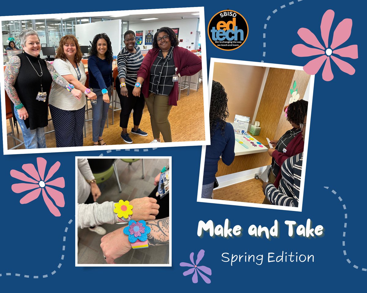SBISD EdTech (@sbisdedtech) on Twitter photo We love when people enjoy our Makers Space at the TTC. Huge shoutout to the <a href="/sbisd/">Spring Branch ISD</a> Communications team for creating a fabulous bracelet & learning about algorithmic thinking! #SBISDEdTech #STEM We love when people enjoy our Makers Space at the TTC. Huge shoutout to the <a href="/sbisd/">Spring Branch ISD</a> Communications team for creating a fabulous bracelet & learning about algorithmic thinking! #SBISDEdTech #STEM