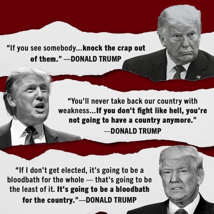 These are things a dictator would say, not the President of the United States.