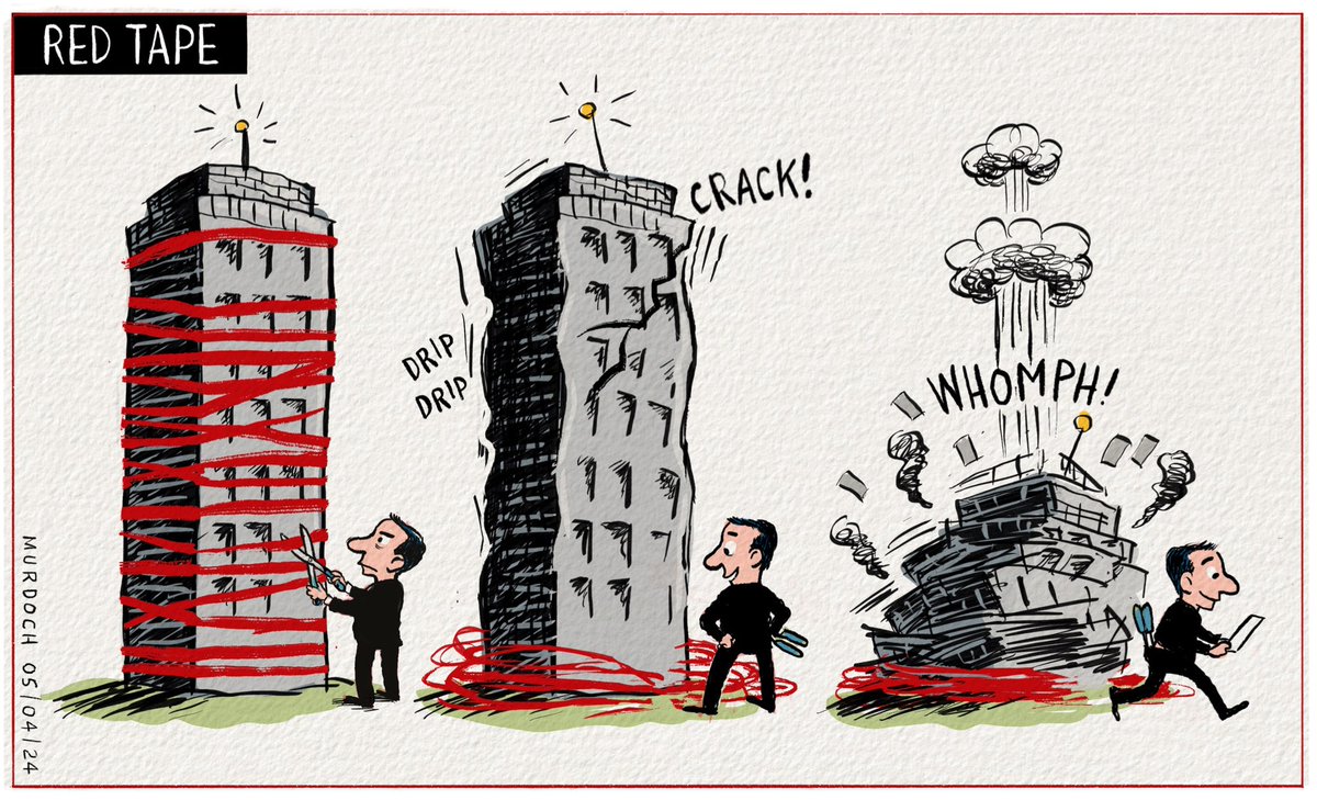 Getting rid of the “Red Tape”
Never mind that red tape might be all that stands between you and leaky buildings, or some fresh hell you haven’t even considered. Like when something happens and you think, ‘I didn’t even know that could happen’
My #cartoon today #nzpol #redtape