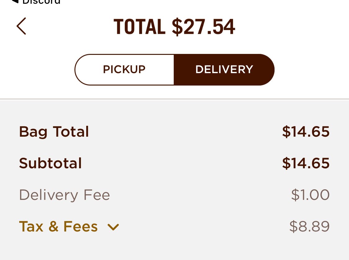 .@ChipotleTweets: Free delivery for #NationalBurritoDay Also Chipotle: To deliver your $11 burrito, it’s $27.54 plus tip