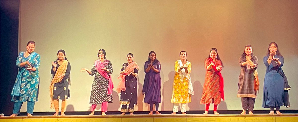 Embracing new beginnings with vibrant #FoundationStage #welcomeassembly #Ahlconintl. Frommelodic medleys to #JaduiPitara puppetry, from role enactment to foot-tapping dance, teachers crafted an art-integrated extravaganza to usher in year of learning & growth. @ashokkp @y_sanjay