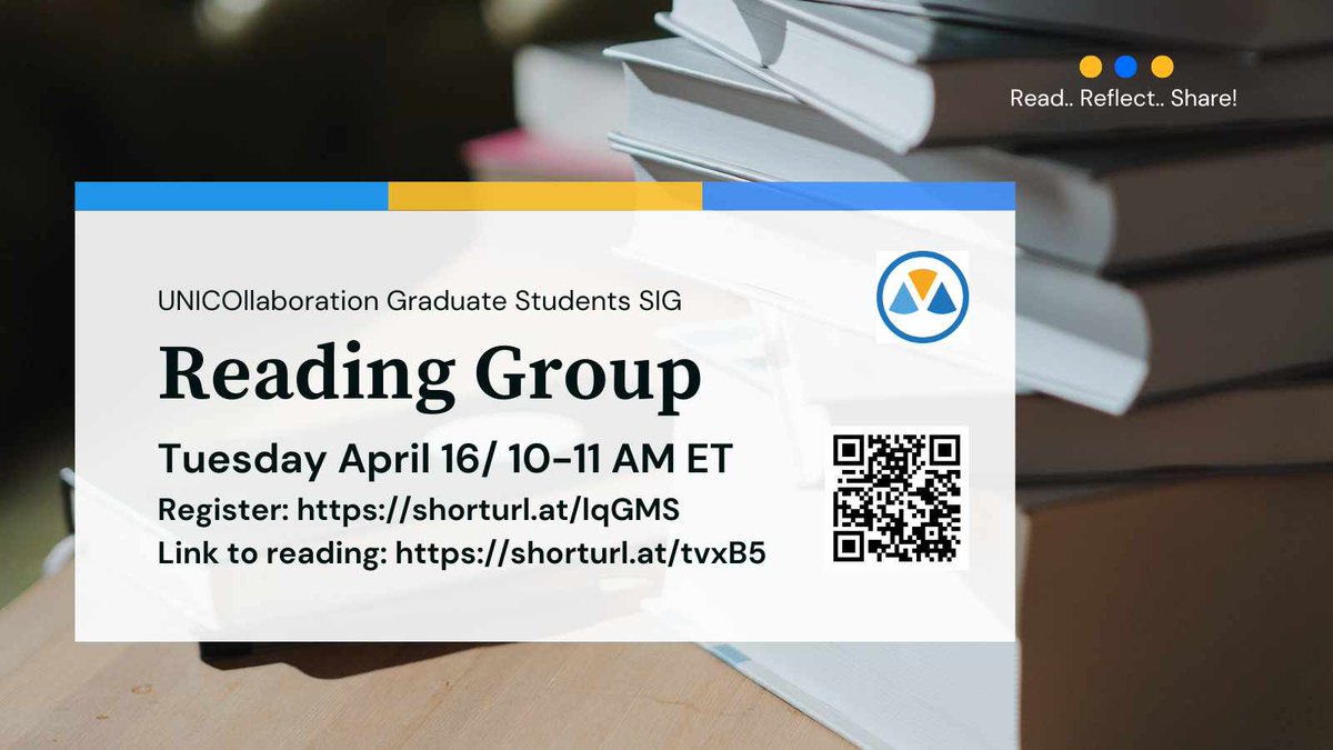 Great news! Our Reading Group is now open to all #virtualexchange enthusiasts! Join our Spring meeting on Apr 16 at 10 am EST/ 4 PM CET to discuss this short piece on neuroscience of empathy! 
Register now and spread the word: shorturl.at/lqGMS