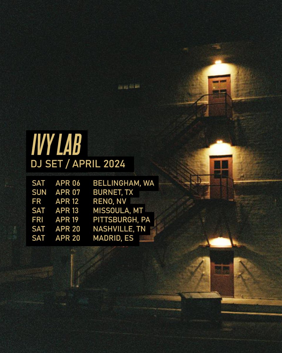 Where you'll find us the next few weekends stateside... Kicking off in Bellingham + Tx and ending in a much needed return in Spain.. got some new material to road test on ya x laylo.com/ivylab/m/chPTE