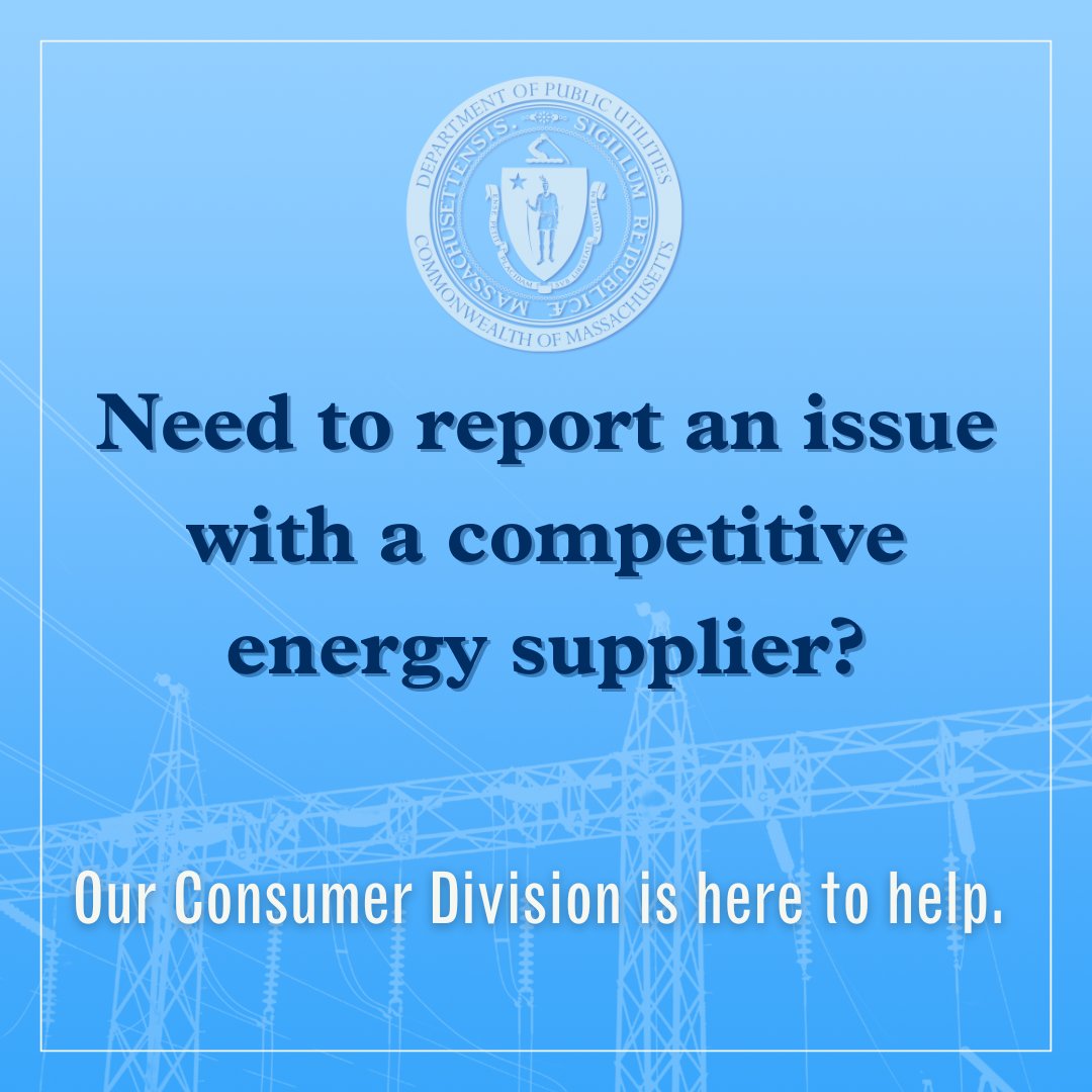 🧵on 🔌: A new report from @MassAGO explains ratepayers lost over $577 million to competitive energy suppliers. Our staff sees this unfortunate reality daily when responding to customer complaints.