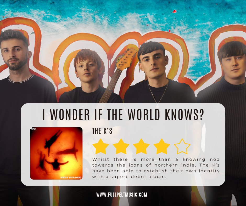 ALBUM REVIEW: The K's share their debut album, 'I Wonder If The World Knows?'

@TheKsUK - #iwonderiftheworldknows

Read our review 👇

fullpeltmusic.com/2024/04/the-ks…
