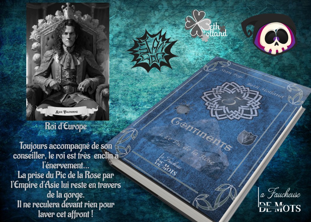 FaucheuseDe's tweet photo. #5Continents #CollectionAméthyste #Personnage #EnSavoirPlus
Salutation les âmes!
5 continents de @StanPOPauteur  et @BAuteure continue de passionner ses lecteurs !
On y rencontre des personnages qu'on adore et d'autres, qu'on aime moins. Quel est votre opinion sur Ruiz Valverdé ? https://t.co/alzB0akJVR