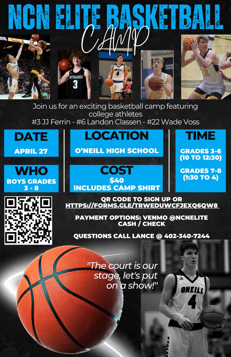 Lance Classen - NCN Elite (@lclassen02) on Twitter photo 🚨🚨 Opportunity 🚨🚨
NCN Elite Basketball Camp
<a href="/LandonClassen/">Landon Classen</a> <a href="/JJferrin04/">JJ</a> <a href="/wade_voss/">wade voss</a> 
#BeElite 🚨🚨 Opportunity 🚨🚨
NCN Elite Basketball Camp
<a href="/LandonClassen/">Landon Classen</a> <a href="/JJferrin04/">JJ</a> <a href="/wade_voss/">wade voss</a> 
#BeElite