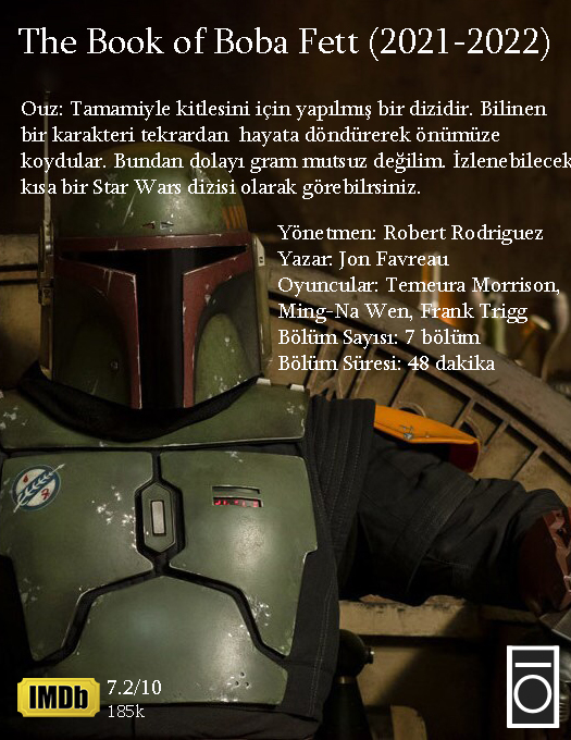 Her gün Star Wars İçeriği 7
-  The Book of Boba Fett ile tekrardan hayatımıza giren Boba Fett karakterini seviyor musunuz?