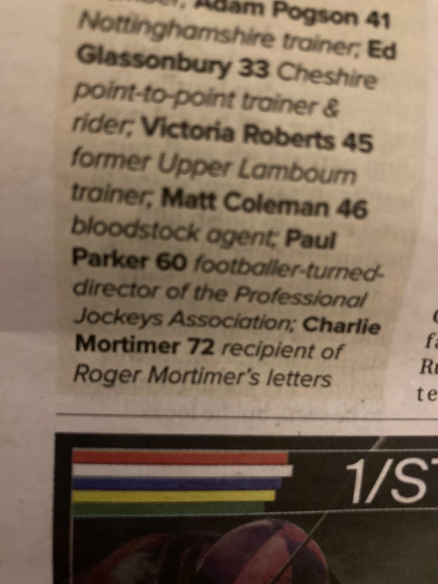 This is from the birthday section in todays Racing Post. Can only mean Paul Parker, the ex Fulham and England defender as he is 60 today but I can’t believe the story of this job title has passed me by if true. #FFC