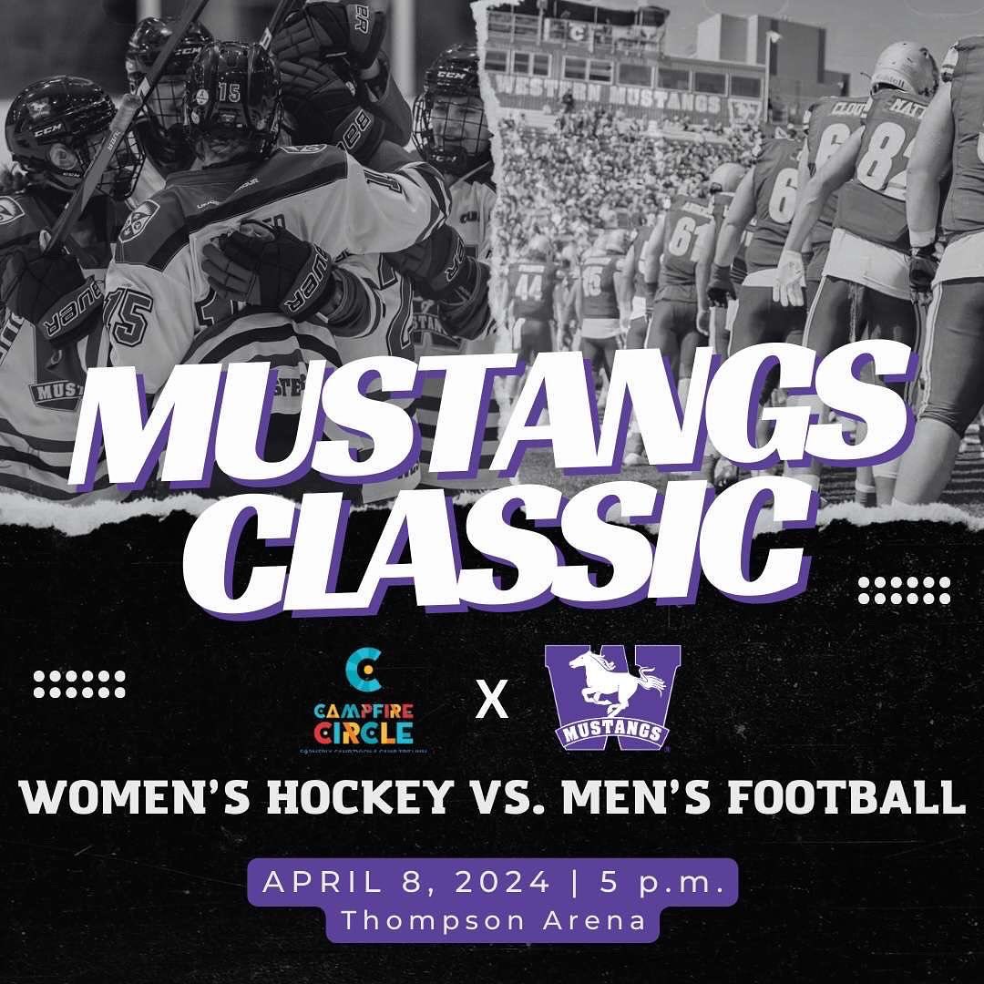 🏈 🆚 🏒Some friendly competition is on the horizon, but raising funds for a great cause is the main focus of the inaugural “Mustangs Classic” hosted by the Mustangs Athlete Student Council. The game features @westernuFB taking to the ice against @WesternWHKY. 🗓️Date: April…