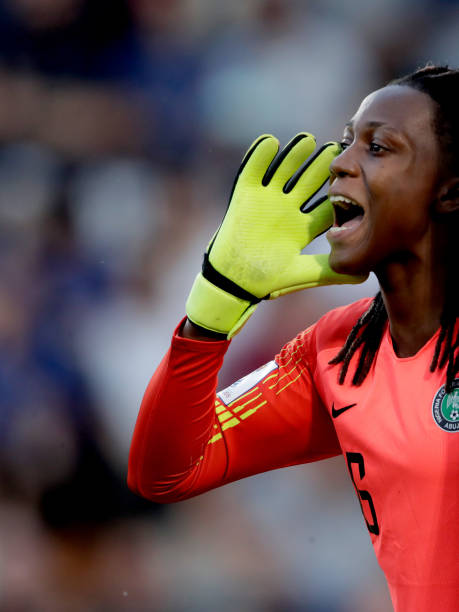 Sportsreel2's tweet photo. 🚨🚨🇳🇬 Chiamaka Nnadozie: "We want our people to come to the stadium and support us. The Super Falcons do not fear any team. With their support, we will play with total confidence and overcome."

#Paris2024 https://t.co/HbnQ2Erqlr