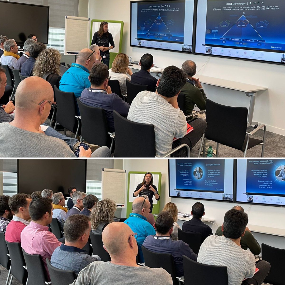 julitojul101's tweet image. #Presentando a los equipos de #Preventa nuestra solución #llaveenmano para el despliegue de #contenedores #APEXCloudPlatform .. #IWork4Dell @DellTech @RedHat #powerflex #SDS #openshift #LCM #soporteunificado