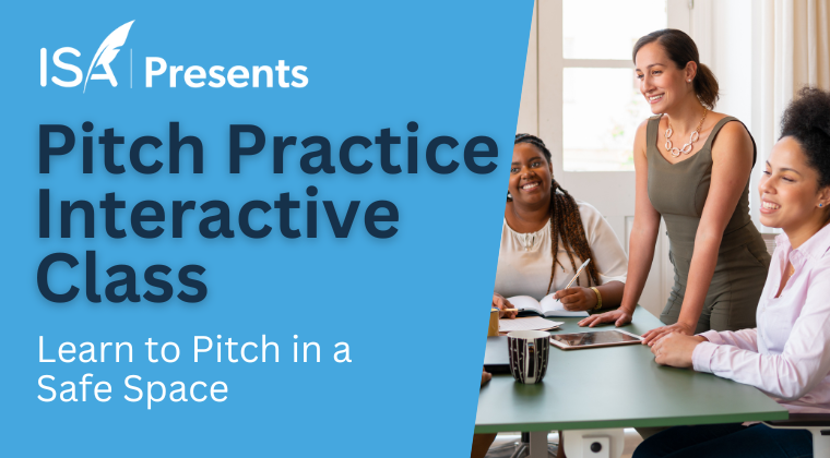 TOMORROW! 🤩 Get ready for your next big pitch as you present and receive instant feedback from writer, producer and ISA Creative Exec, Shayna Weber. Plus, listen to others practice and apply lessons from their feedback to your own pitch. Register: bit.ly/ISAPitchPracti…