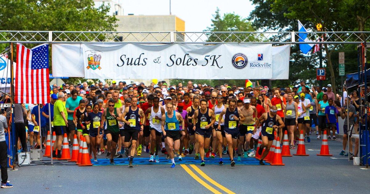 👟 🥇 Registration is open for the Suds and Soles 5K! The Montgomery County Road Runners Club and the City of Rockville are teaming up again to present this 5K race at 7:30 p.m. Saturday, June 15. Learn more and register at rockvillereports.com/avz5