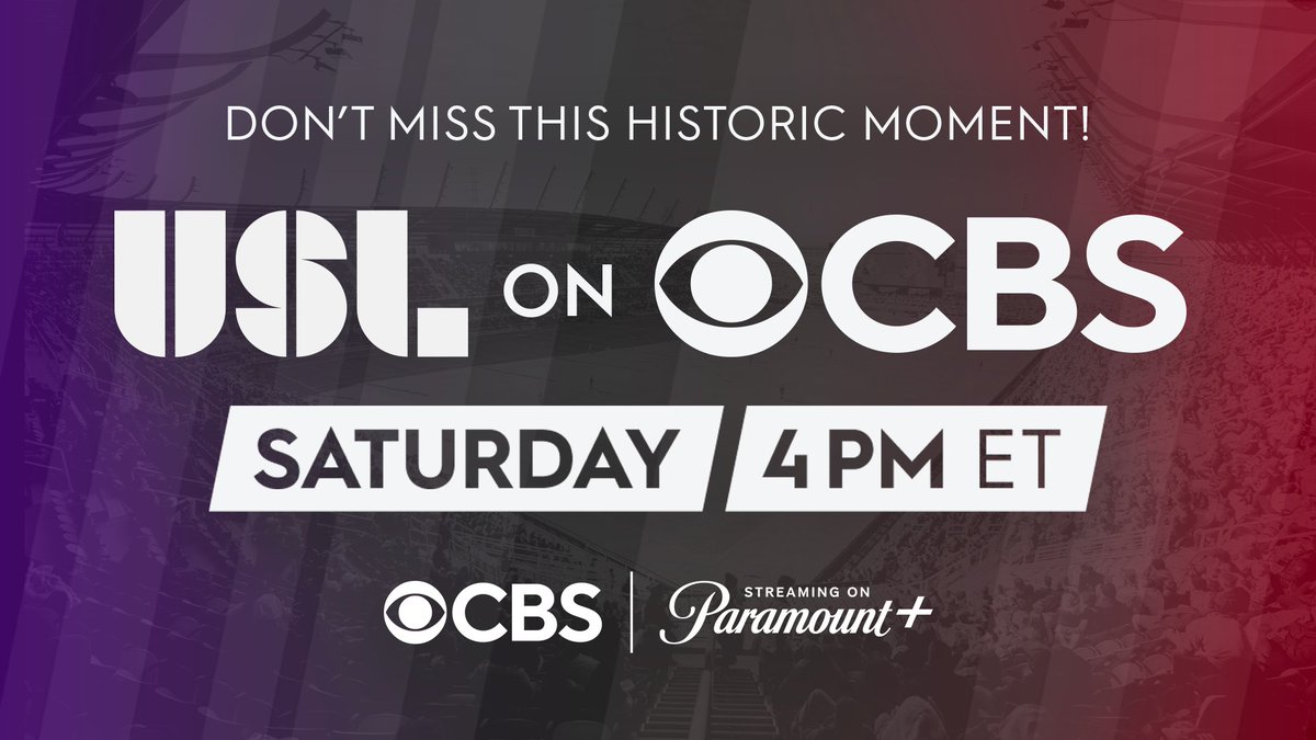 The USL will debut its first official broadcast theme music for the @USLChampionship and @USLLeagueOne this Saturday on CBS, during the first match broadcast on network television in league history. ➡️ bit.ly/3xnKpUp