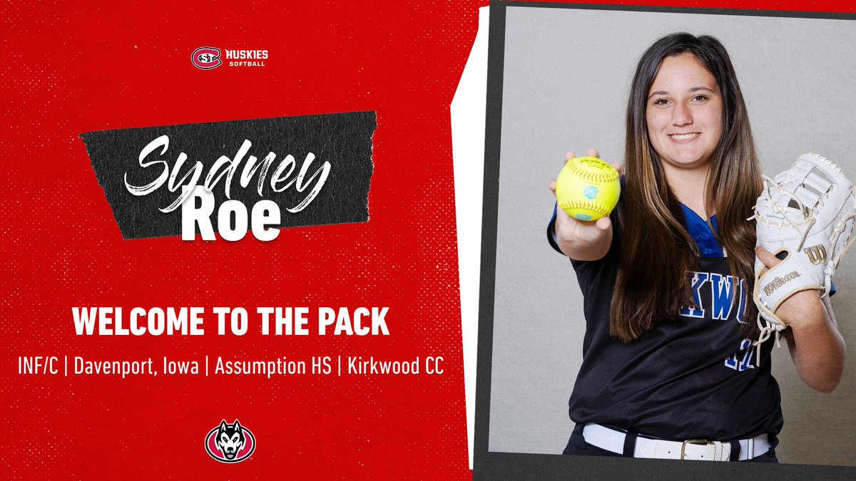We are excited to welcome <a href="/sydneyroe2022/">sydneyroe2022</a> to the pack 🤩

Sydney is a 2023 NFCA NJCAA D2 All-American. In 2023, she owned a slash line of .412/.483/.808 with 17 doubles, 17 HRs and 67 RBI‼️

#PackMentality 🐾 | #HuskiesSoftball 🥎