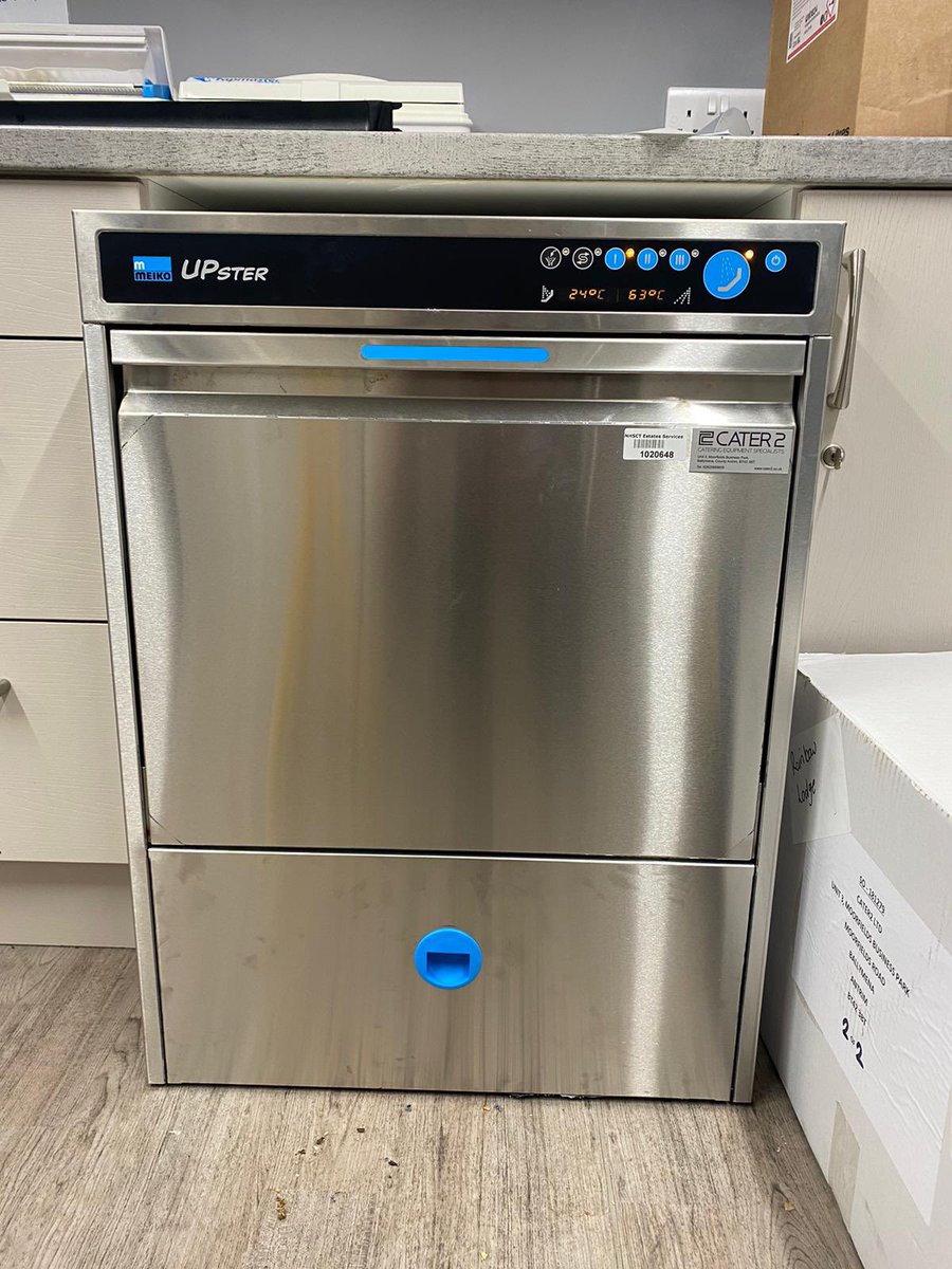 💜 Meiko undercounter dishwasher installed at a Public Sector site NI. Lowest running costs in the industry along with the long term reliability of Meiko 💪 Contact us for any catering equipment requirements: 👉 cater2.co.uk ☎️ 02825689605