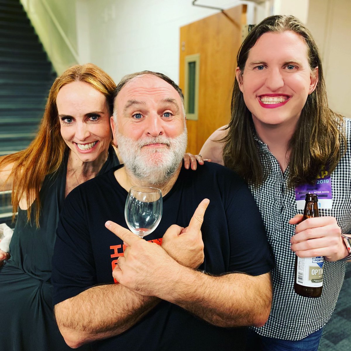Today seems like a good day to post a photo of me with @chefjoseandres and @cmclymer One of the greatest gifts of what I do is getting to spend time with great humans, like them, who inspire me.