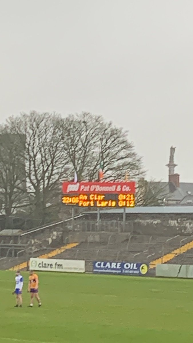 Well done to both teams, really difficult to comprehend why championship hurling in any grade is played in April #notfair #GPA