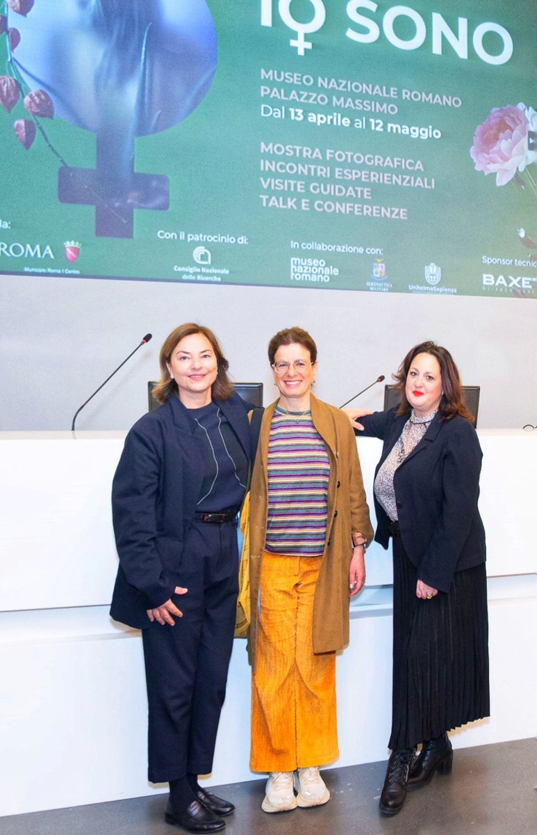 Cnr_Ibbc's tweet photo. 📌#4April2024 @Cnr_Ibbc neuroscientists introduce #Neurobiolgy of emotions at the event “I Am,  Io sono" Press Conference at Palazzo Massimo.
Dr. Daniela Marazziti|Dr. Viviana Triaca|Dir. Anna Moles.
#CNR patronage @CNRsocial_ @MNR_Museo
👉🏼https://t.co/BN0hX2nzWj https://t.co/QEw1agrMnG