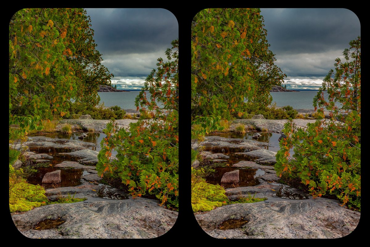 #3D #Ontario #LakeSuperior #Stereoscopy #Kreuzblick #Crossview #Stereo3D #Canada