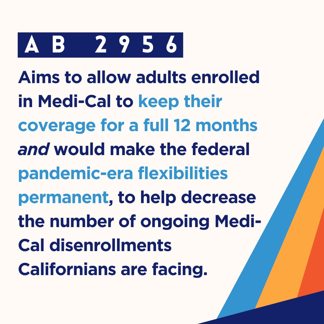 Since June of last year, 1.3 million low-income Californians have lost Medi-Cal coverage through no fault of their own. #AB2956 would put an immediate stop to disenrollments and bring back pandemic-era flexibilities that allowed the state to keep Californians covered! ☑️…