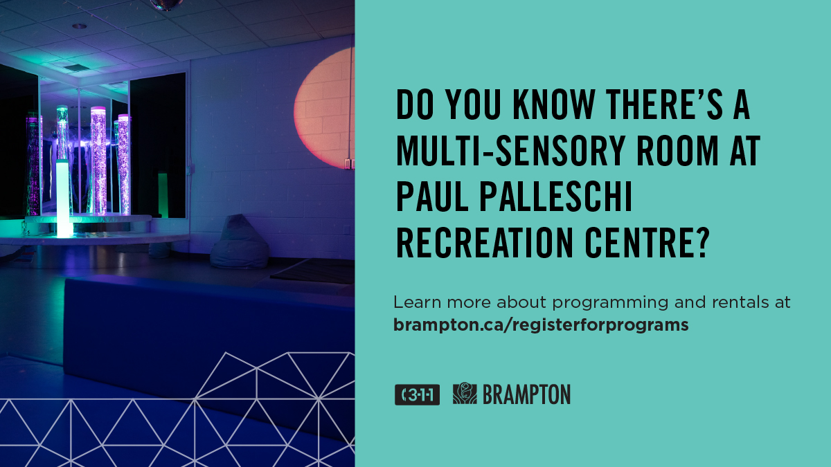 Paul Palleschi Recreation Centre offers a Multi-Sensory Room to experience a calming, stimulating and immersive environment designed just for you. Check out the family and all-ages drop-in programs 🔗: ow.ly/hIHk50R6GNc