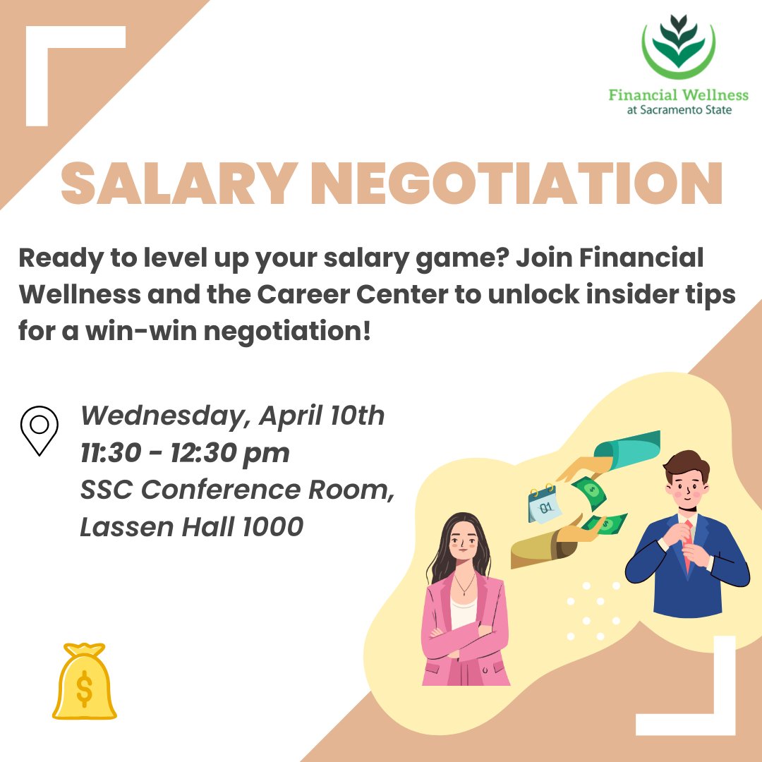 Ready to elevate your earning potential? Join us for our Salary Negotiation presentation! 

Learn essential strategies to confidently advocate for your worth and secure the compensation you deserve.

 Don't miss out on this empowering session!

 #SalaryNegotiation #CareerGrowth