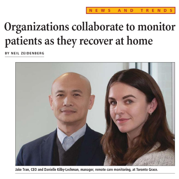 In the March 2024 edition of the Canadian Health Care Technology magazine, our Remote Care Monitoring program takes the spotlight in their latest article titled 'Organizations collaborate to monitor patients as they recover at home.' #RCM #CandianHealthCareTechnology #TGHC