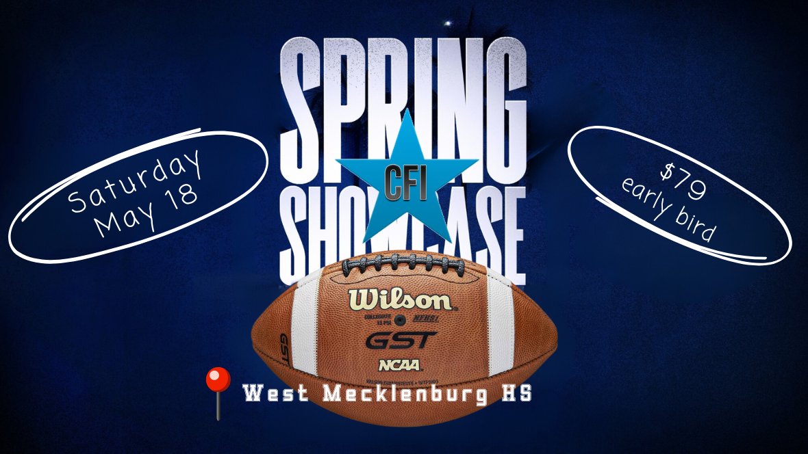 College coaches continue to confirm their attendance at the CFI Spring Showcase on May 18th. If you are a HS athlete looking to play ball in college, you DO NOT want to miss this event!!