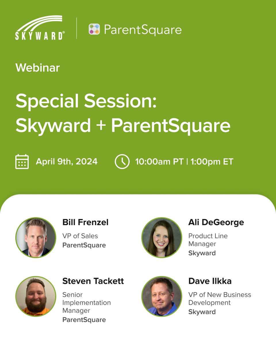 Ready to foster stronger connections with parents? Learn how our partnership with @Skyward_Inc is making it easier than ever to share information with your school community: bit.ly/3IZcvbc #EdTech #SchoolCommunicators