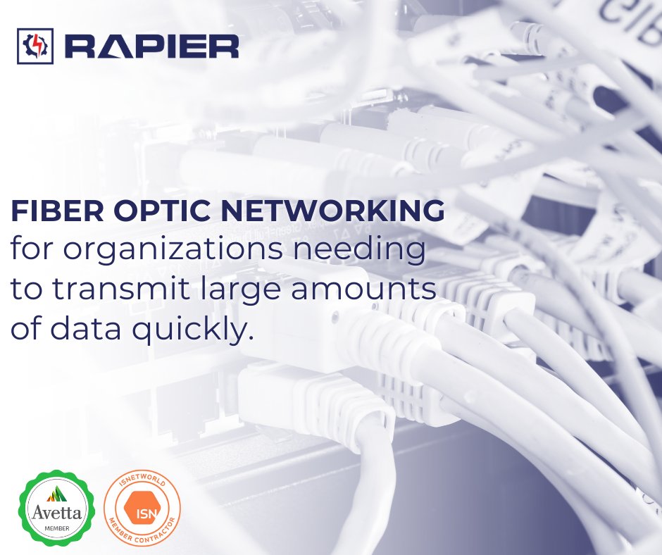 Elevate your network with Fiber Optic Cabling. Here are 3 reasons why it's a game-changer: 1️⃣ Lightning-fast speeds 2️⃣ Unmatched reliability 3️⃣ Future-proof infrastructure #FiberOptic #TechnologyAdvancement #LowVoltage