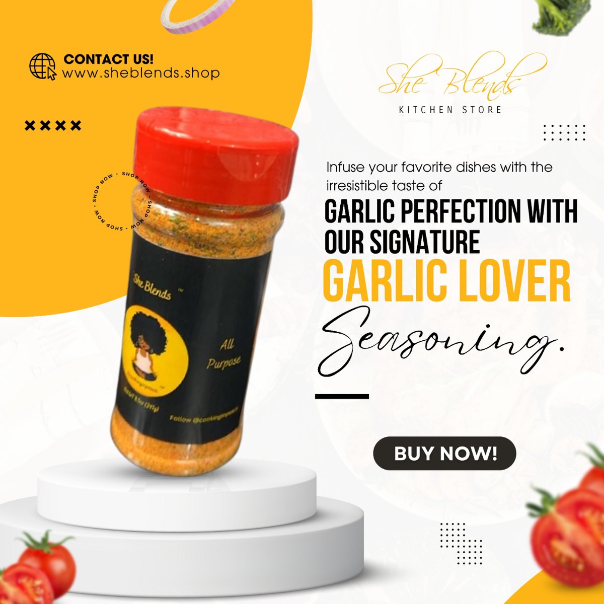 cookinginpeace's tweet photo. Whether you're grilling, roasting, or sautéing, this versatile seasoning blend enhances the natural flavors of your ingredients while adding a delightful garlicky kick.

https://t.co/disBqKLBVa

#SheBlends https://t.co/gZLZ0kGgi8