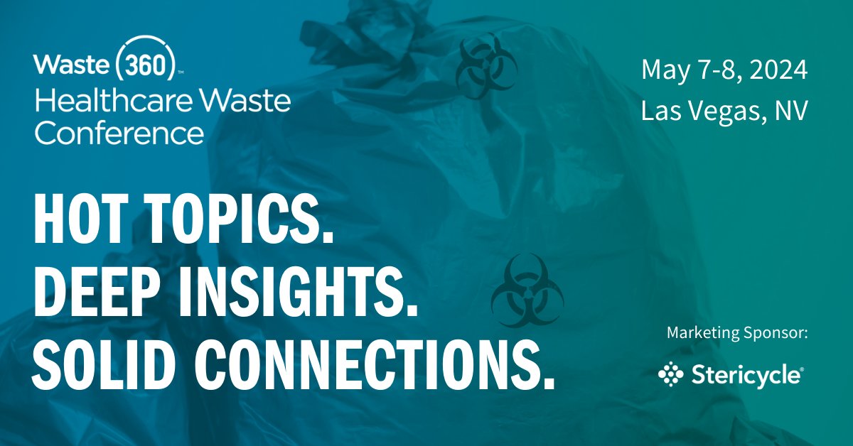 The Healthcare Waste Conference Agenda is now available! Reconnect, find solutions, and gain insights into all things healthcare waste this May 7-8 at #WasteExpo in Las Vegas. Learn more: utm.io/ugLXM