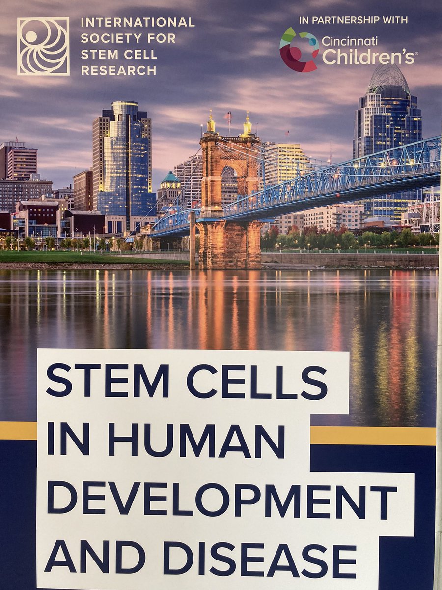 Fantastic first sessions <a href="/ISSCR/">ISSCR</a> meeting in Cincinnati, you should be here