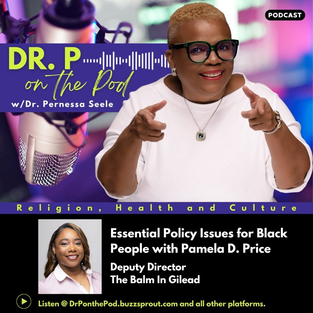 We're revisiting our important conversation with Pamela D. Price about the essential policy issues impacting the health and well-being of Black communities. Listen here: loom.ly/auX4two #BlackTwitter #blackhealth #publichealth