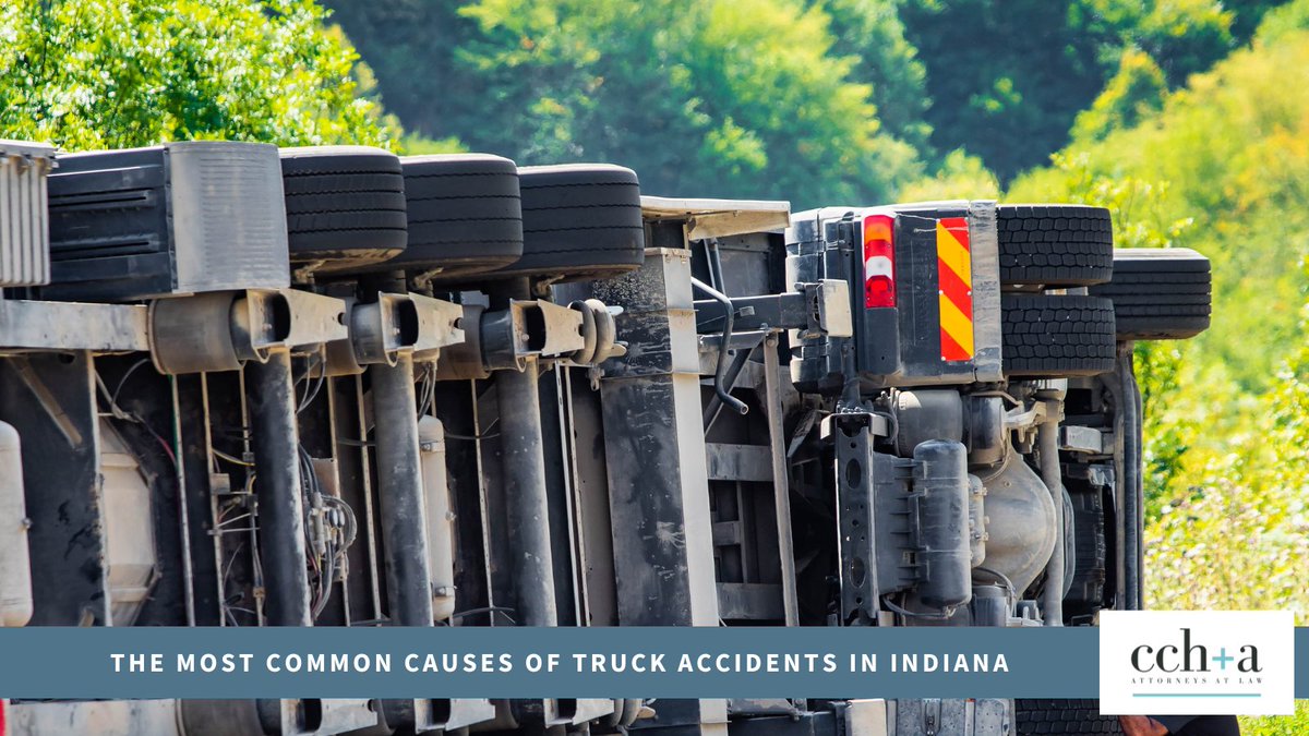 🚚 Curious about the top causes of truck accidents in Indiana? Causation can be a contentious issue, but knowing these common causes is crucial. At #CCHALaw, we're skilled at investigating and determining liability. Learn more: cchalaw.com/our-news/what-…. 🔗 #blog #truckaccidents