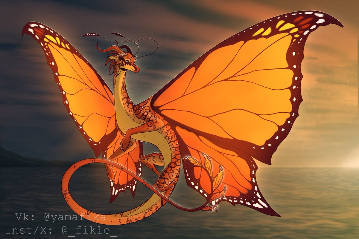 My Oc
Queen Fire Sunrise  ☺️💕

#Wof #Wingsoffire #Silkwings