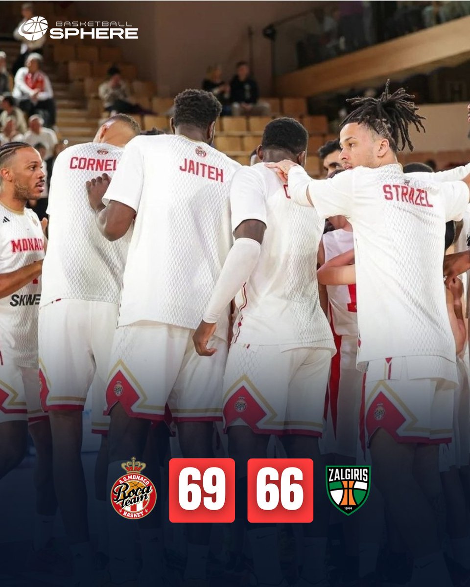 Monaco defeated Zalgiris.

Mike James (@TheNatural_05) scored 18 points while Keenan Evans (@K3vans12) on the other hand scored 17 points.

#Euroleague