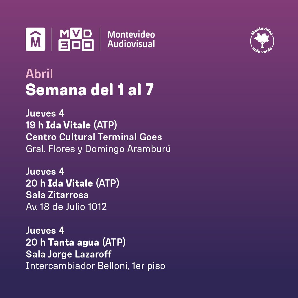 Montevideo Audiovisual tweet media