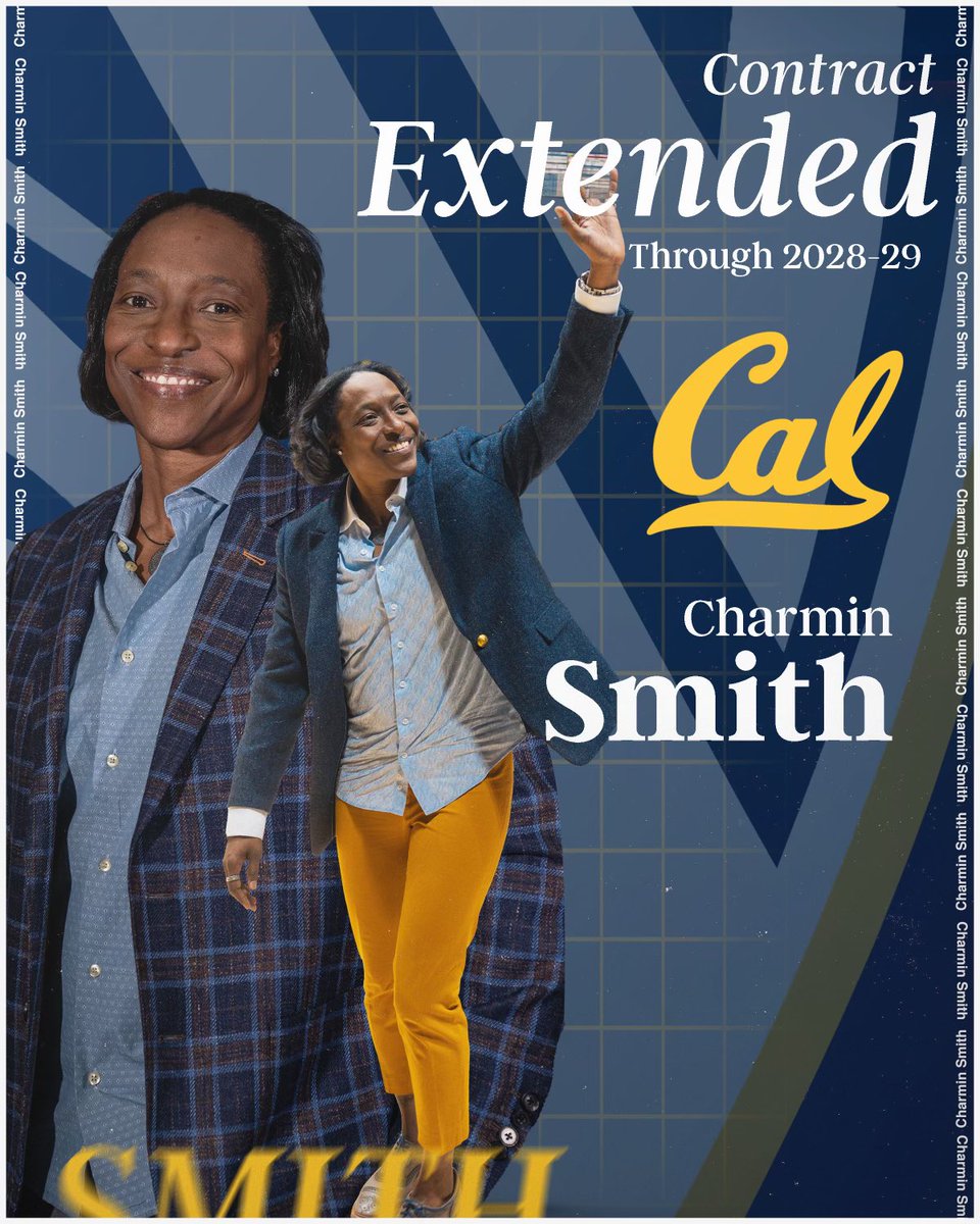 here for a good time AND a long time 🥳 congratulations to @21charmin on extending through the 2028-2029 season 🔒 that’s a long time to bring a freakin’ friend 🤝 #PerfectlyBerkeley | #GoBears